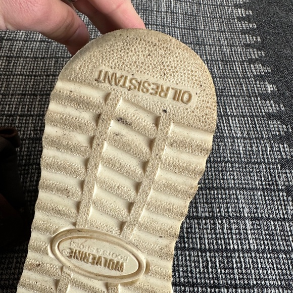 WORN ONCE! Wolverine Men's Loader 6 " Soft Toe Wedge Work Boot - Picture 6 of 11